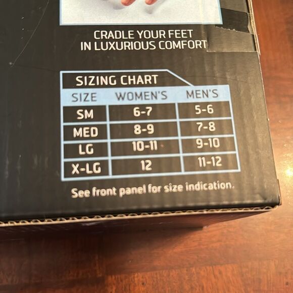 Memory Foam Slippers Size Large Flexible Cooling Ultra Soft Foam NWT - Picture 6 of 7